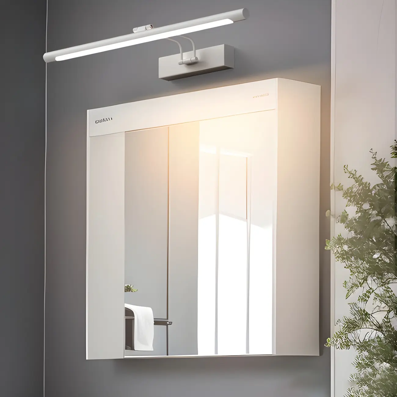 Modern Sleek Linear Metal LED Vanity Light Fixture Image - 2 | homeyfad