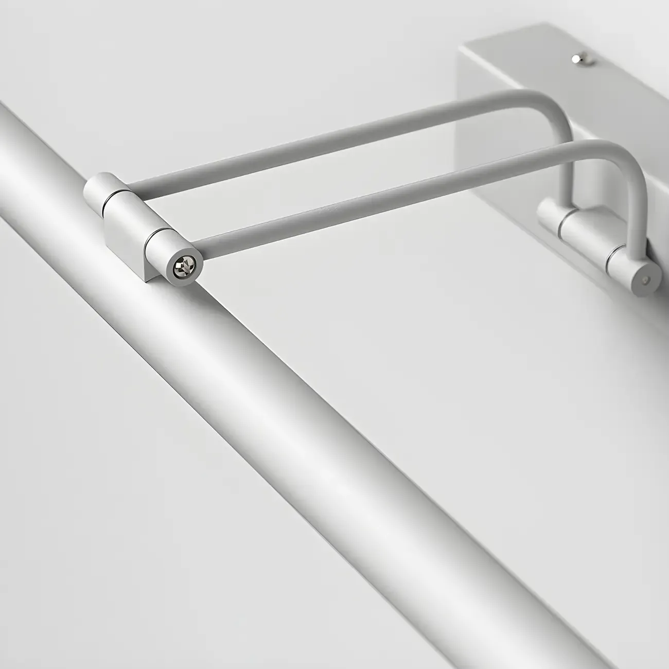 Modern Sleek Linear Metal LED Vanity Light Fixture Image - 11