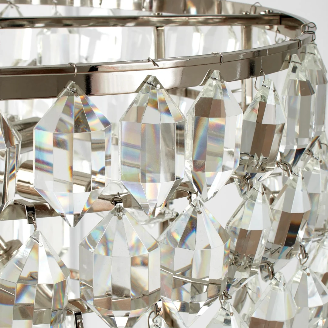 Modern Luxury Round Crystal Chandelier with 8-Light Image - 3 | homeyfad