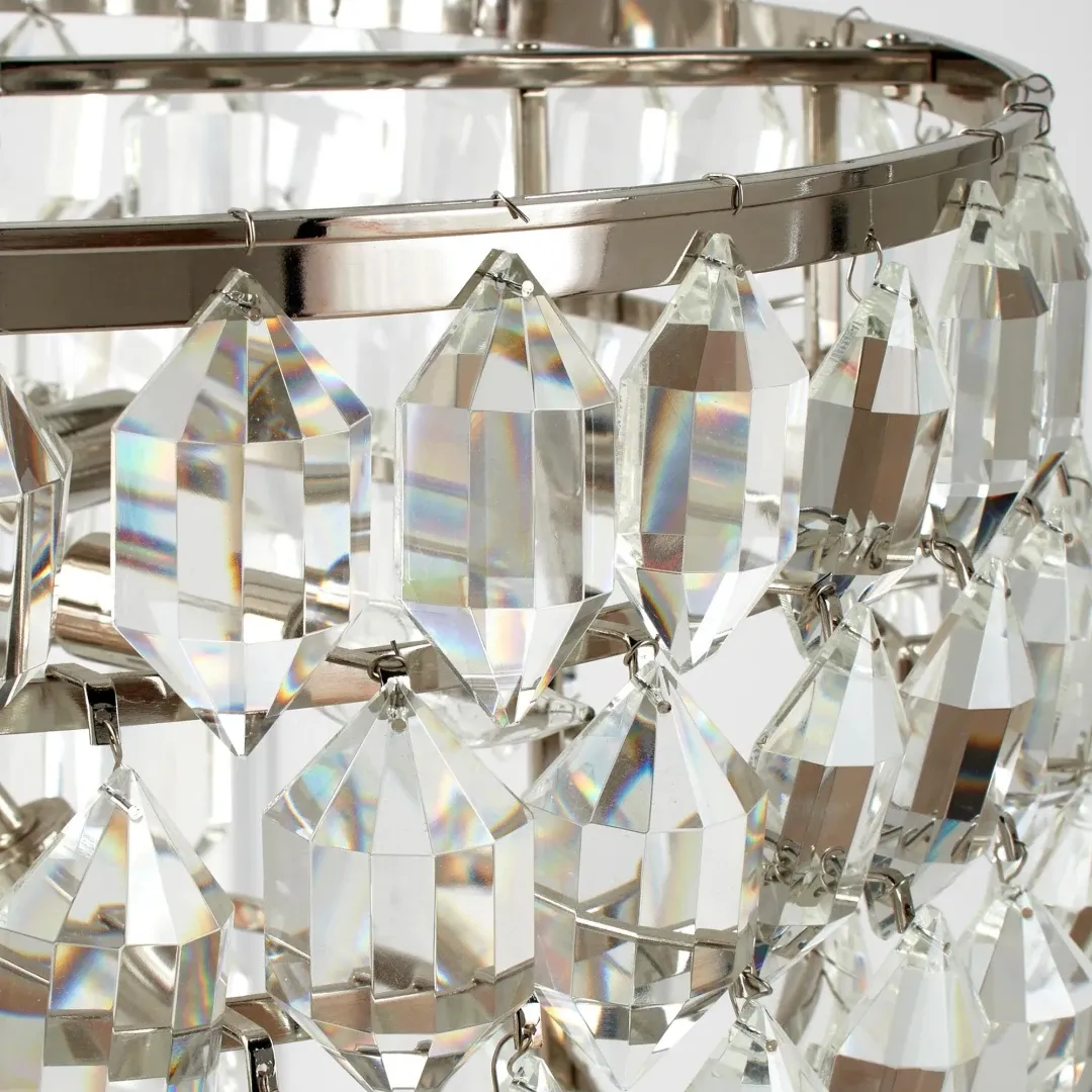 Modern Luxury Round Crystal Chandelier with 8-Light Image - 3