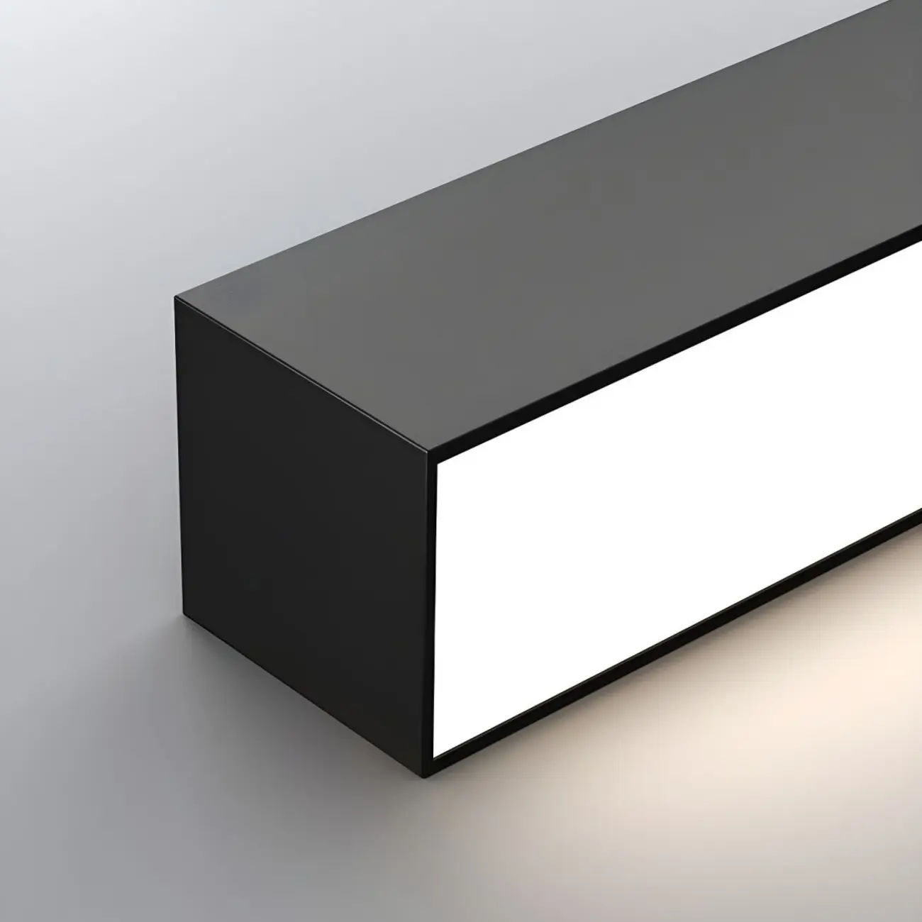 Modern Black Aluminum LED Rectangle Flush Mount Ceiling Light Image - 9 | homeyfad
