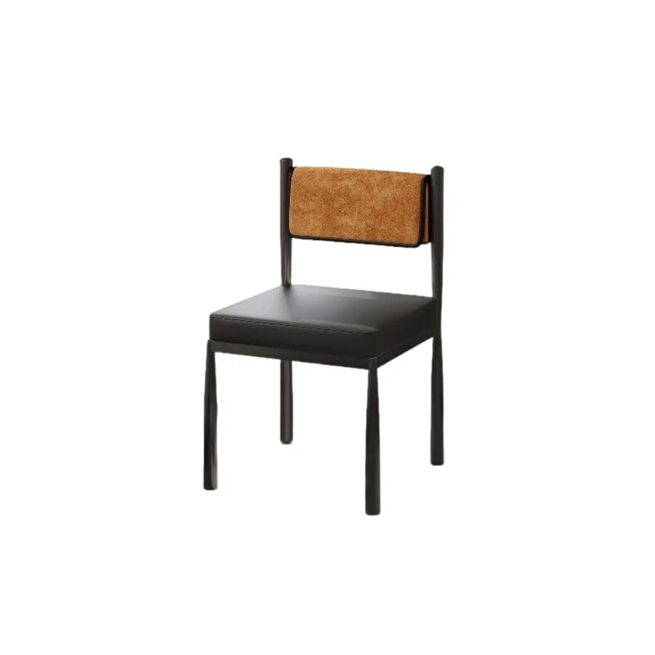 Mid-Century Modern Linen Upholstered Dining Chair Image - 12 | homeyfad