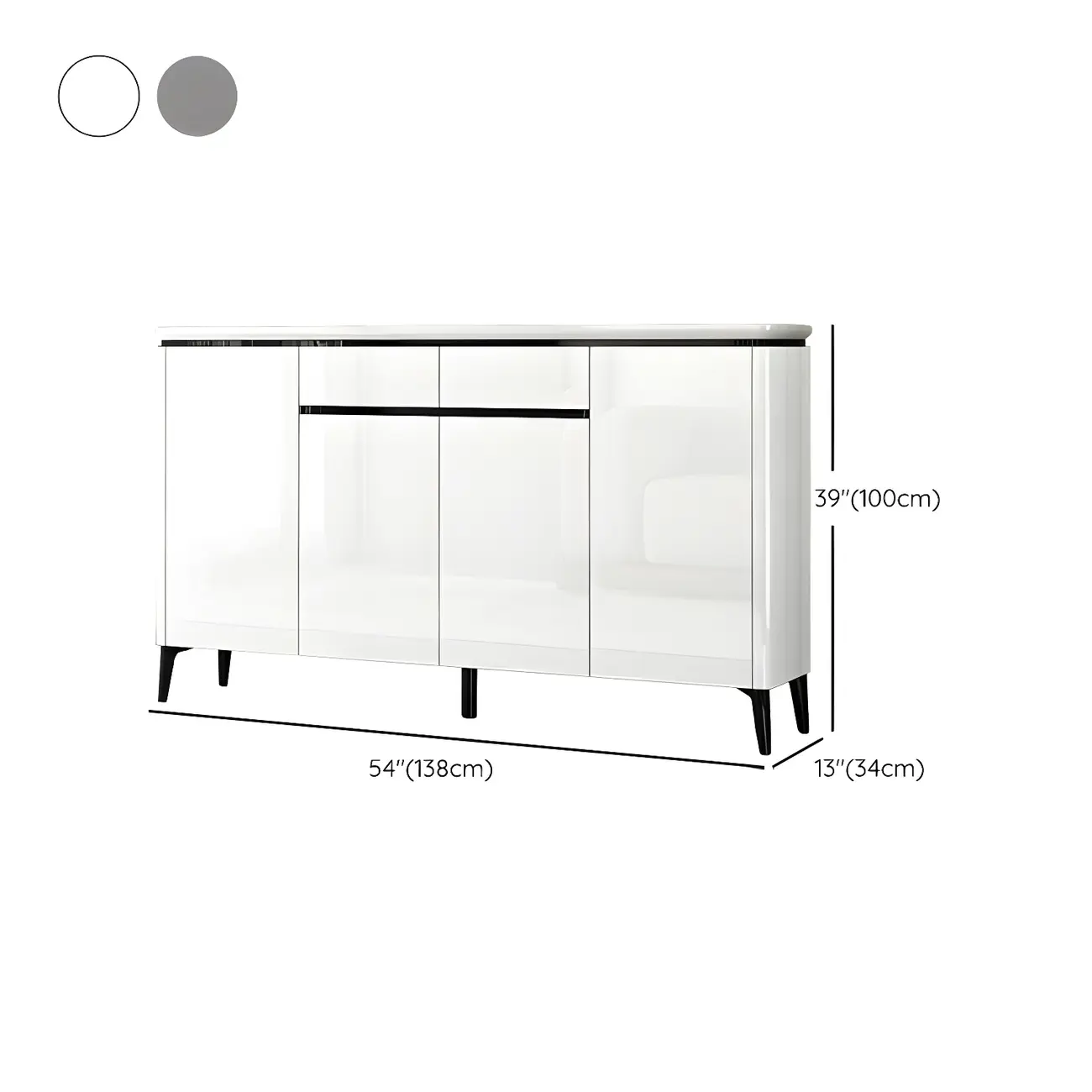 Luxury Grey/White Wooden Entryway Shoe Storage Cabinet Image - 20 | homeyfad