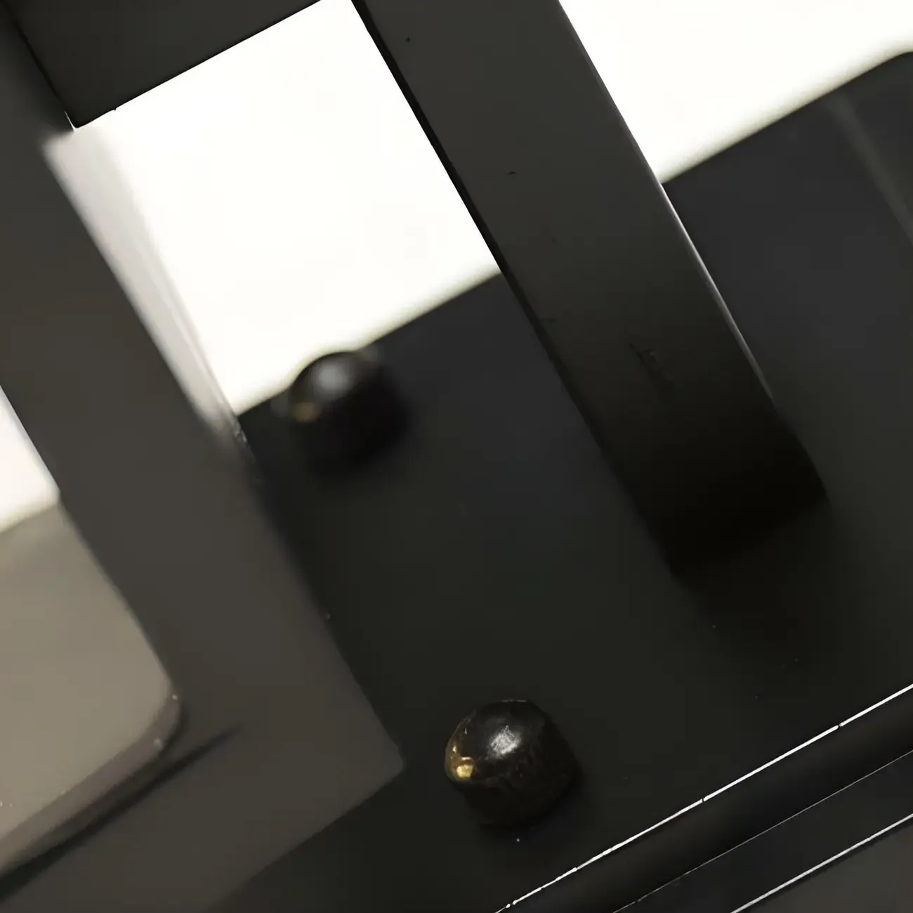 Industrial Black Metal Geometric Wall Sconce Image - 13