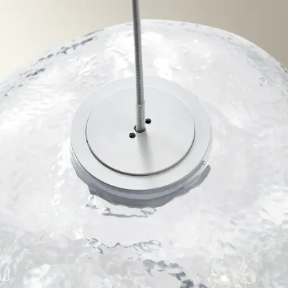 Modern Art LED Glass Island Chandelier Image - 6