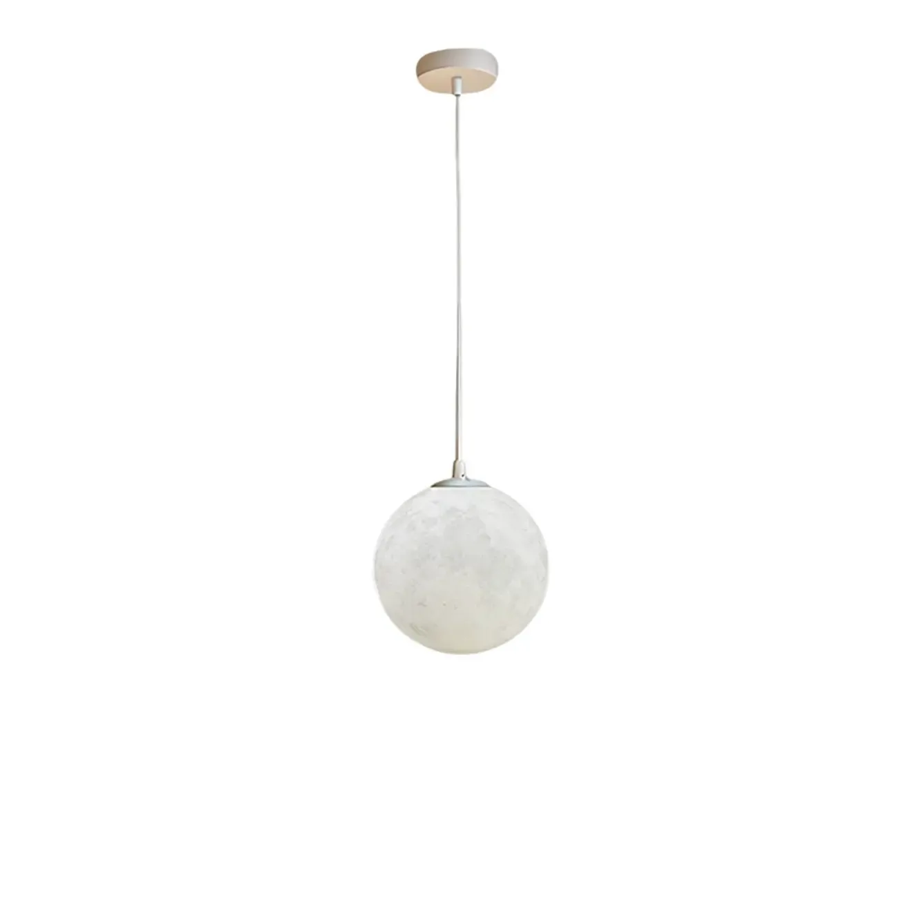 Dimmable 3D Moon Pendant Light for Modern Bedside Decor Image - 16