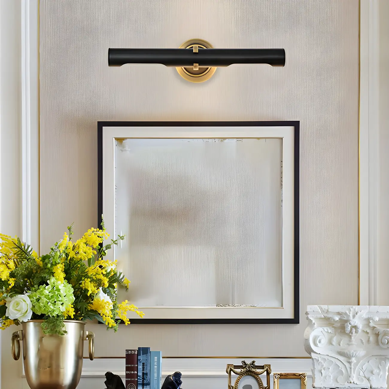 Traditional Metal Vanity Light for Bathroom Mirror | homeyfad