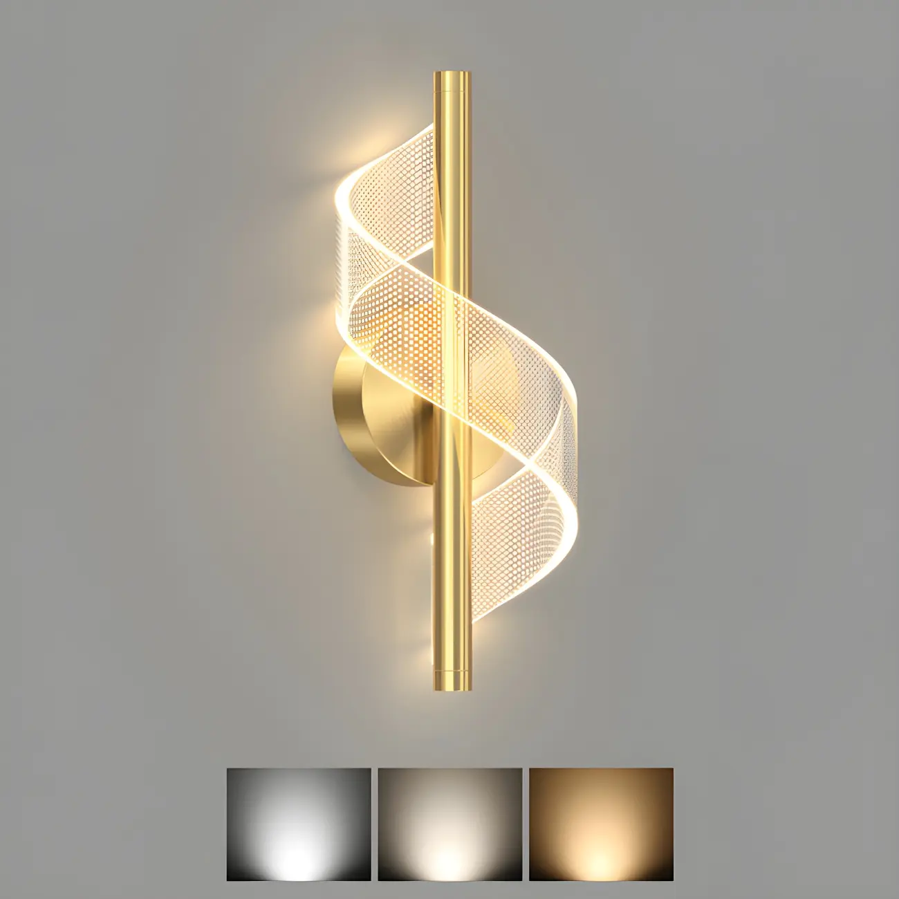 Modern Geometric LED Wall Light in Acrylic for Bedroom Image - 7 | homeyfad