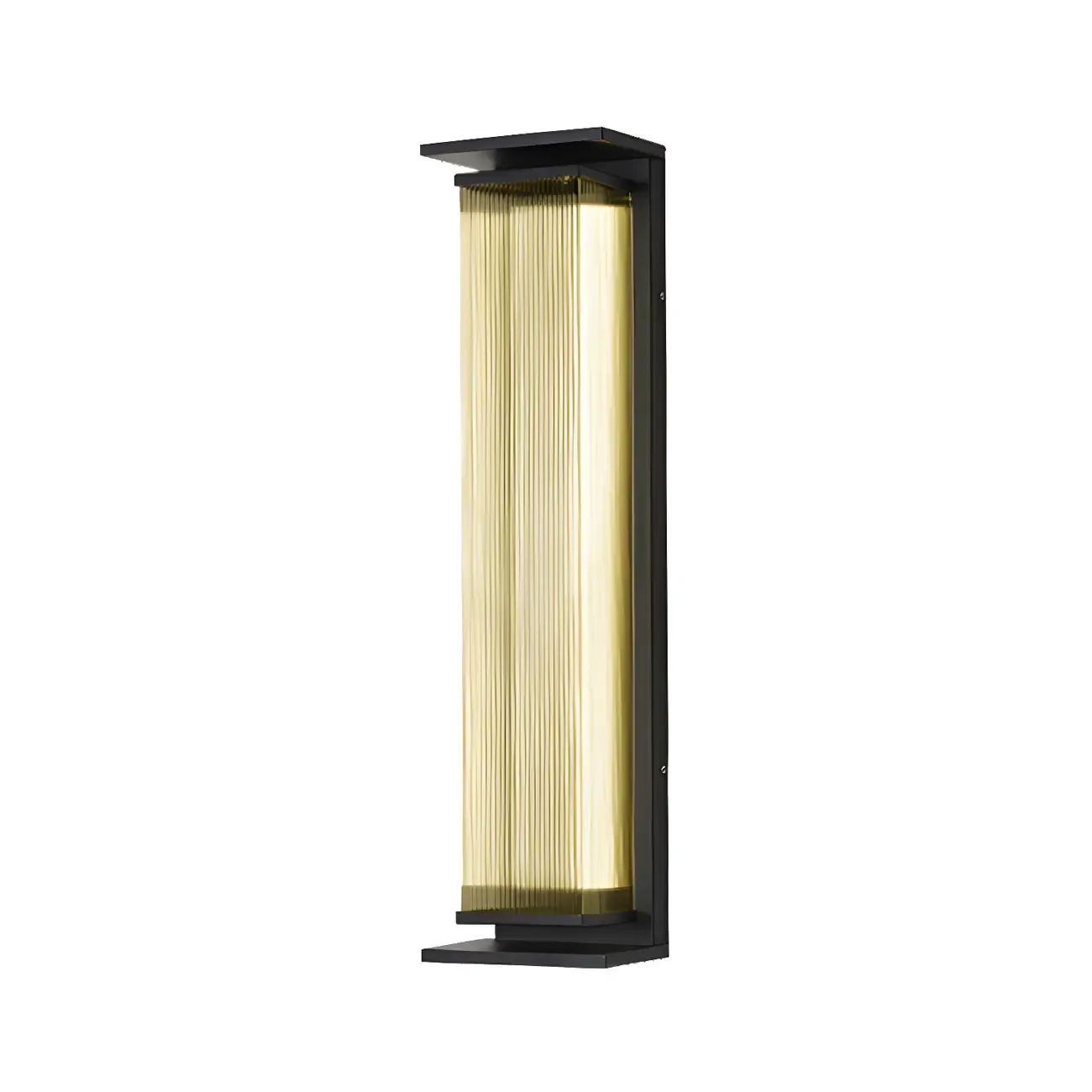 Modern Geometric Outdoor Steel LED Wall Light Image - 5