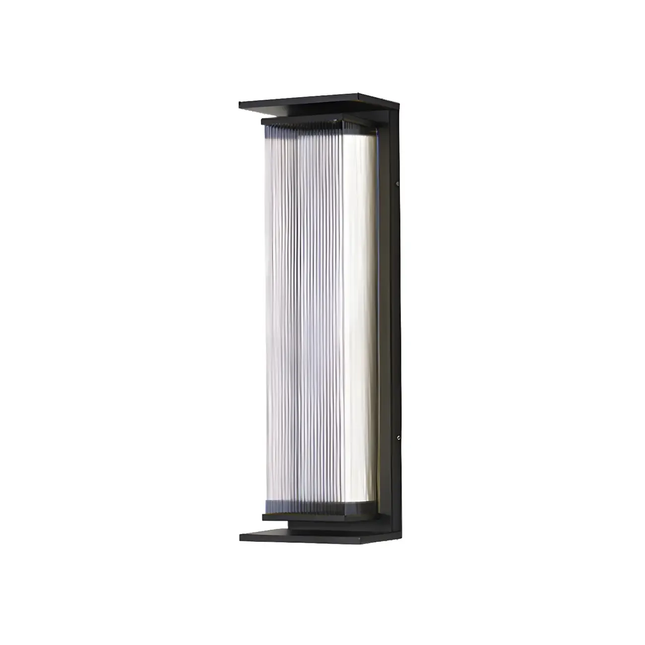 Modern Geometric Outdoor Steel LED Wall Light Image - 10