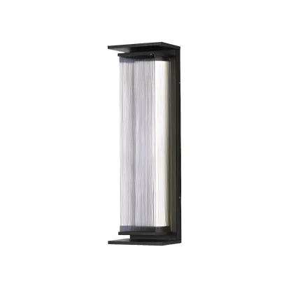 Modern Geometric Outdoor Steel LED Wall Light Image - 10