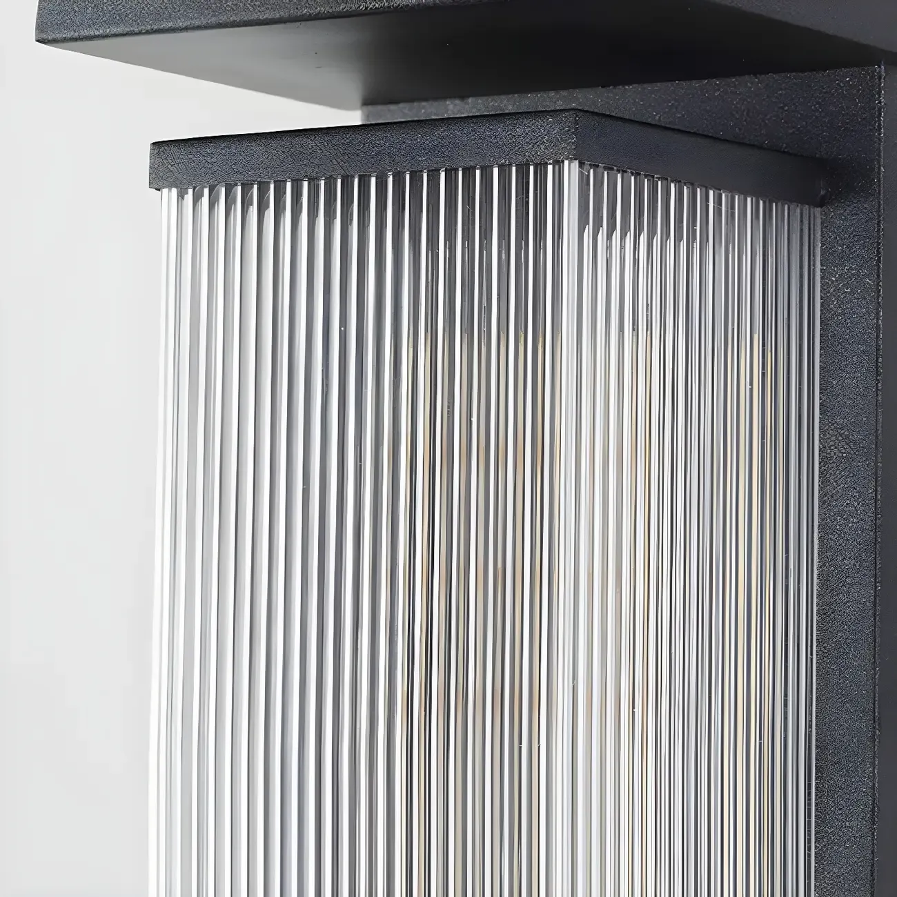 Modern Geometric Outdoor Steel LED Wall Light Image - 16