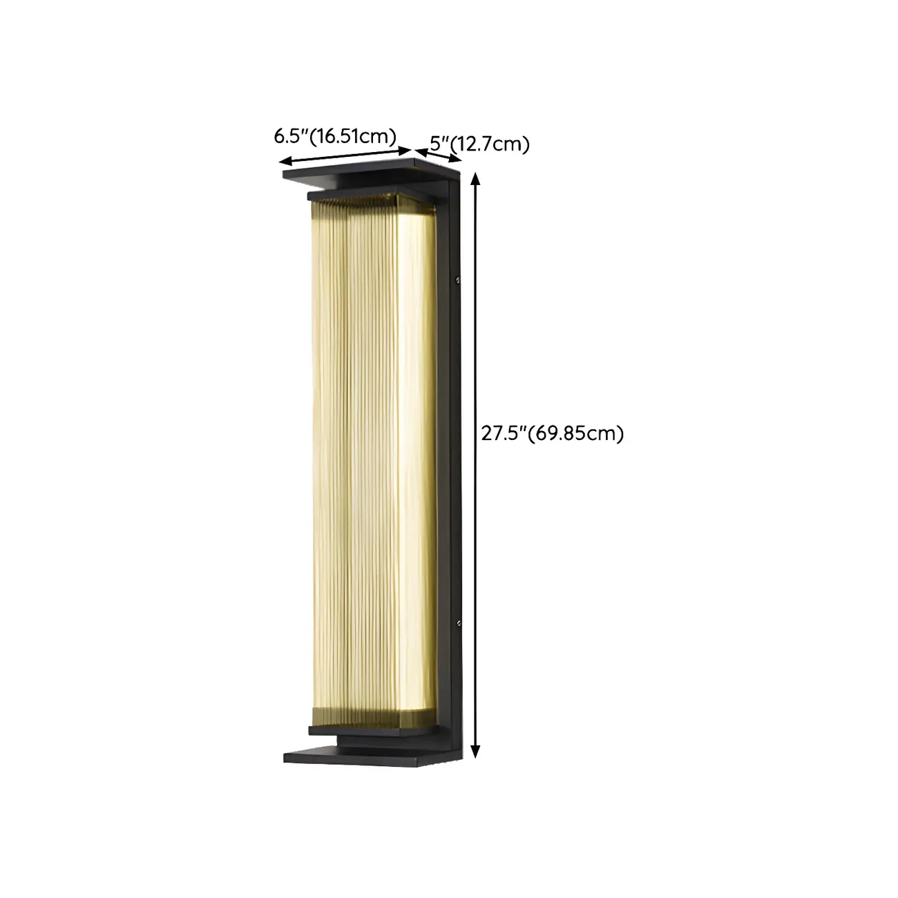 Modern Geometric Outdoor Steel LED Wall Light Image - 20 | homeyfad