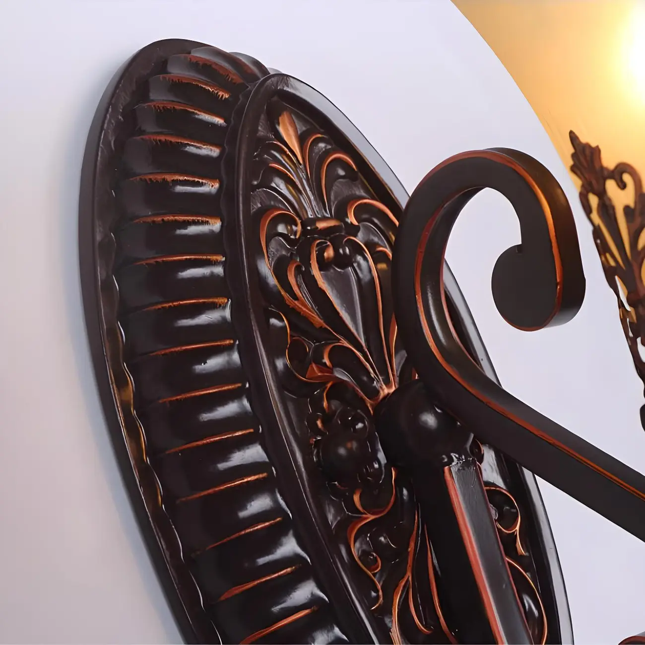 Vintage Bronze LED Wall Sconce with Frosted Glass Shade | homeyfad