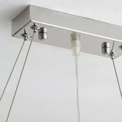 Luxury Crystal 16-Light Island Pendant Light for Kitchen Image - 11