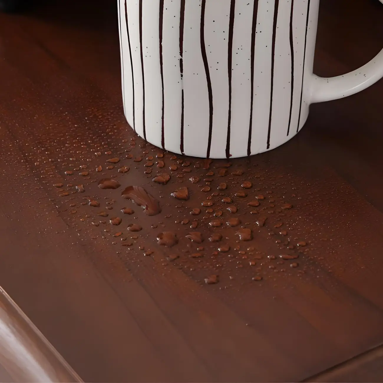 Retro Lacquered Rectangular Wooden Drawers Storage Chest Image - 11 | homeyfad