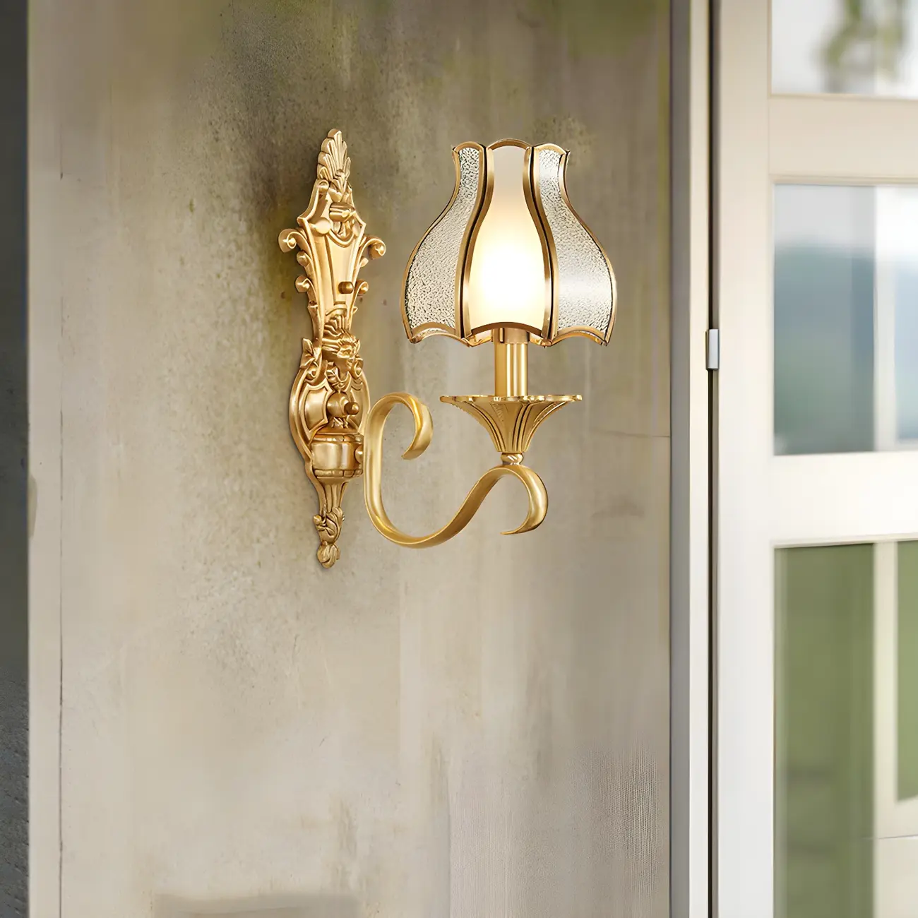 Gold Vintage Vanity Wall Light for Indoor Spaces Image - 1 | homeyfad