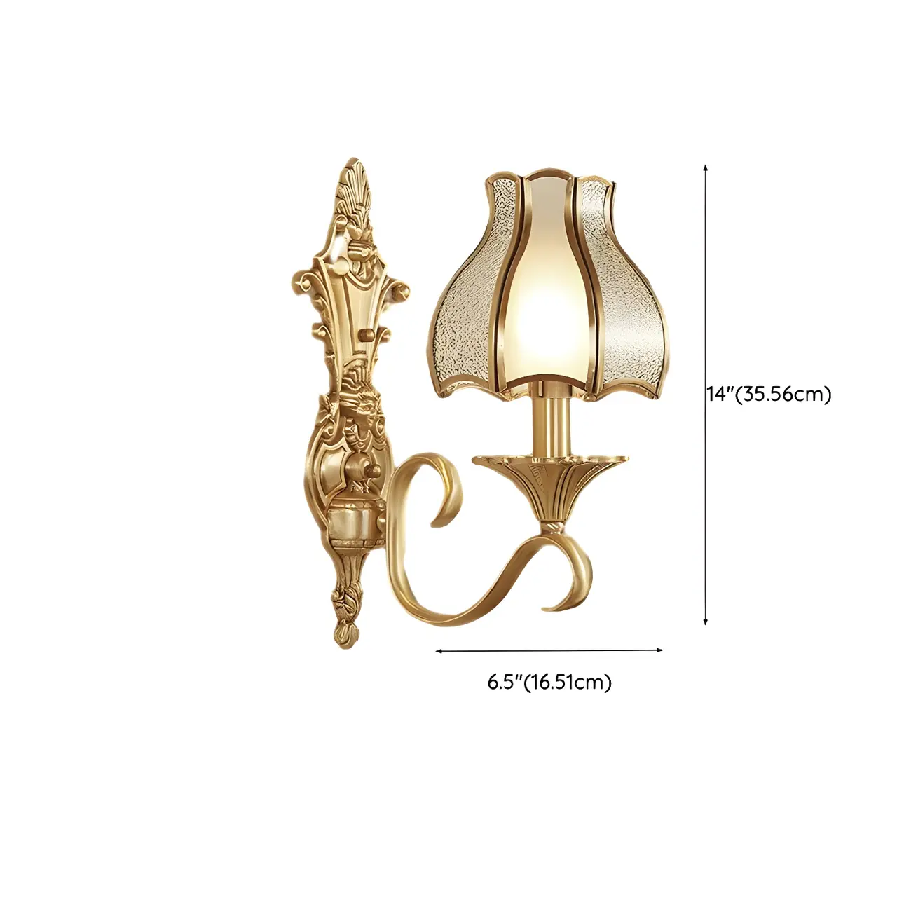Gold Vintage Vanity Wall Light for Indoor Spaces #size | homeyfad