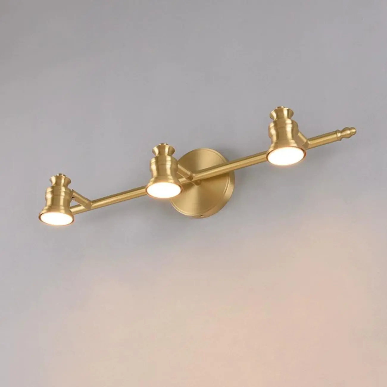 Modern Gold Metal Vanity Light for Bathroom Fixture Image - 1 | homeyfad