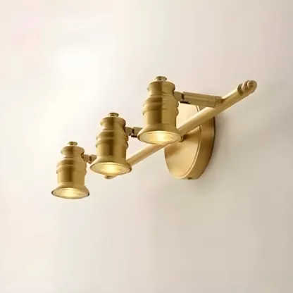 Modern Gold Metal Vanity Light for Bathroom Fixture Image - 3
