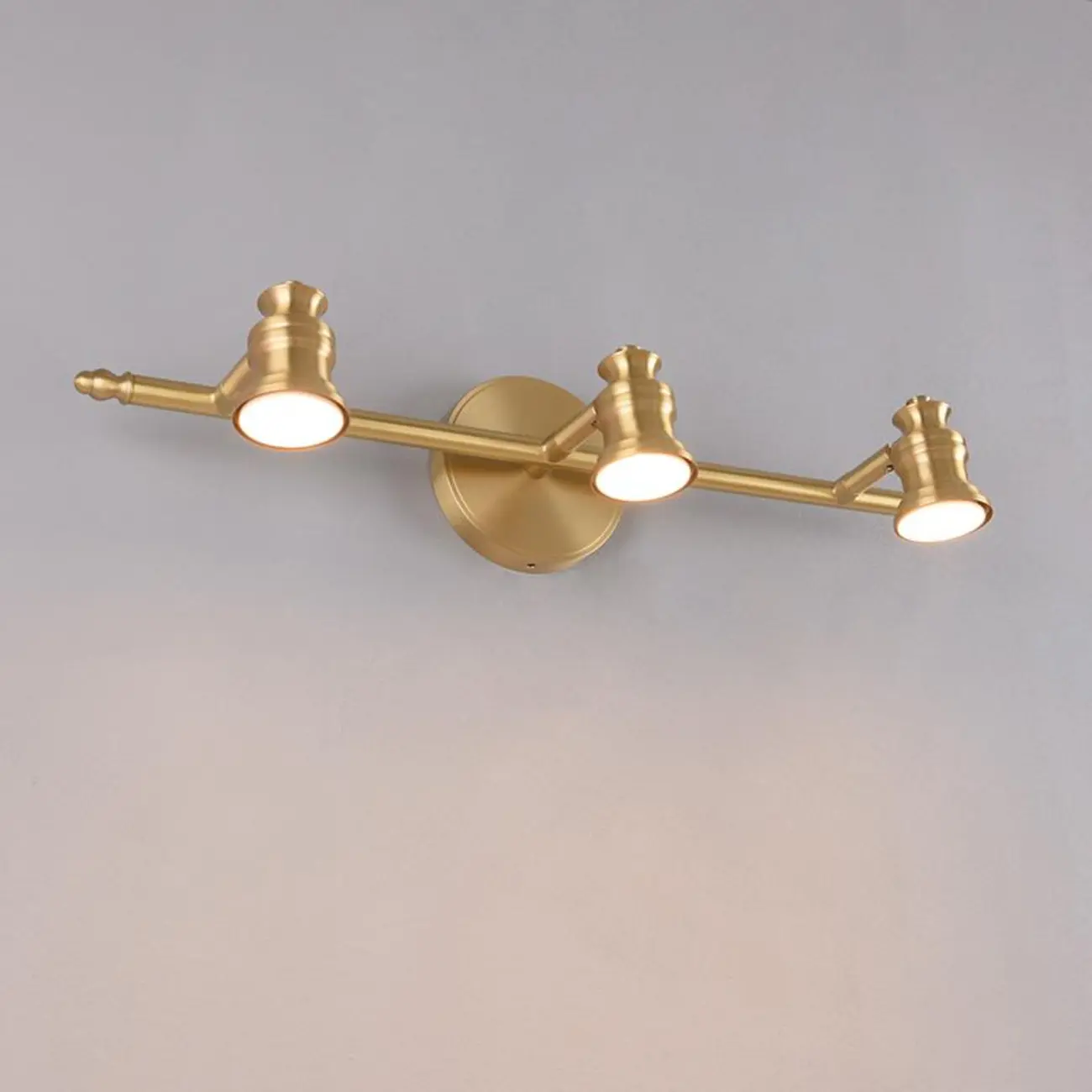 Modern Gold Metal Vanity Light for Bathroom Fixture Image - 6 | homeyfad