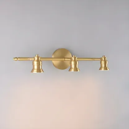 Modern Gold Metal Vanity Light for Bathroom Fixture Image - 8