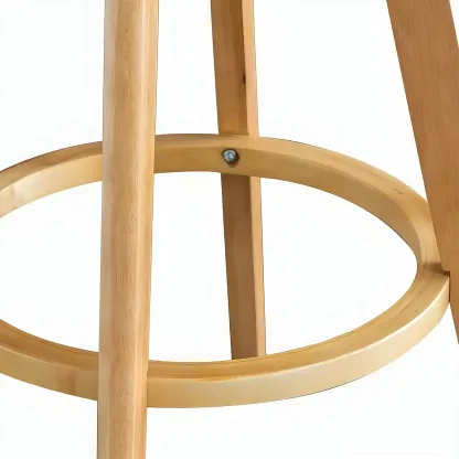 Saddle Leather Counter Height Low Back Swivel Bar Stools Image - 8