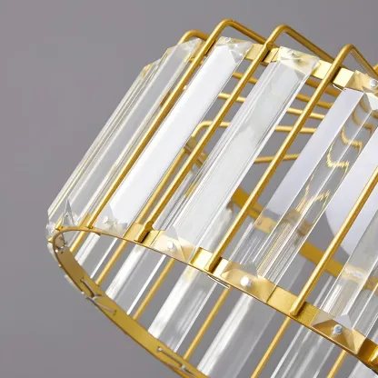 Contemporary Crystal Pendant Light for Kitchen Island Image - 9