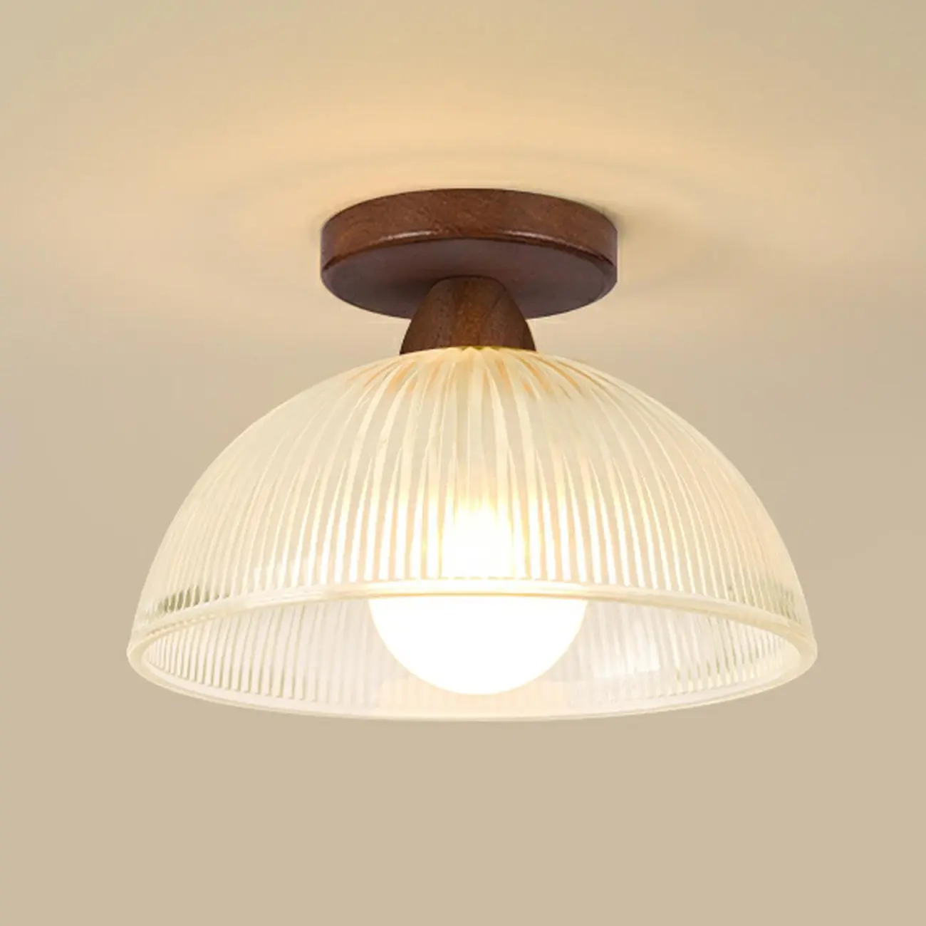 Modern LED Semi Flush Ceiling Light for Living Room Image - 2 | homeyfad