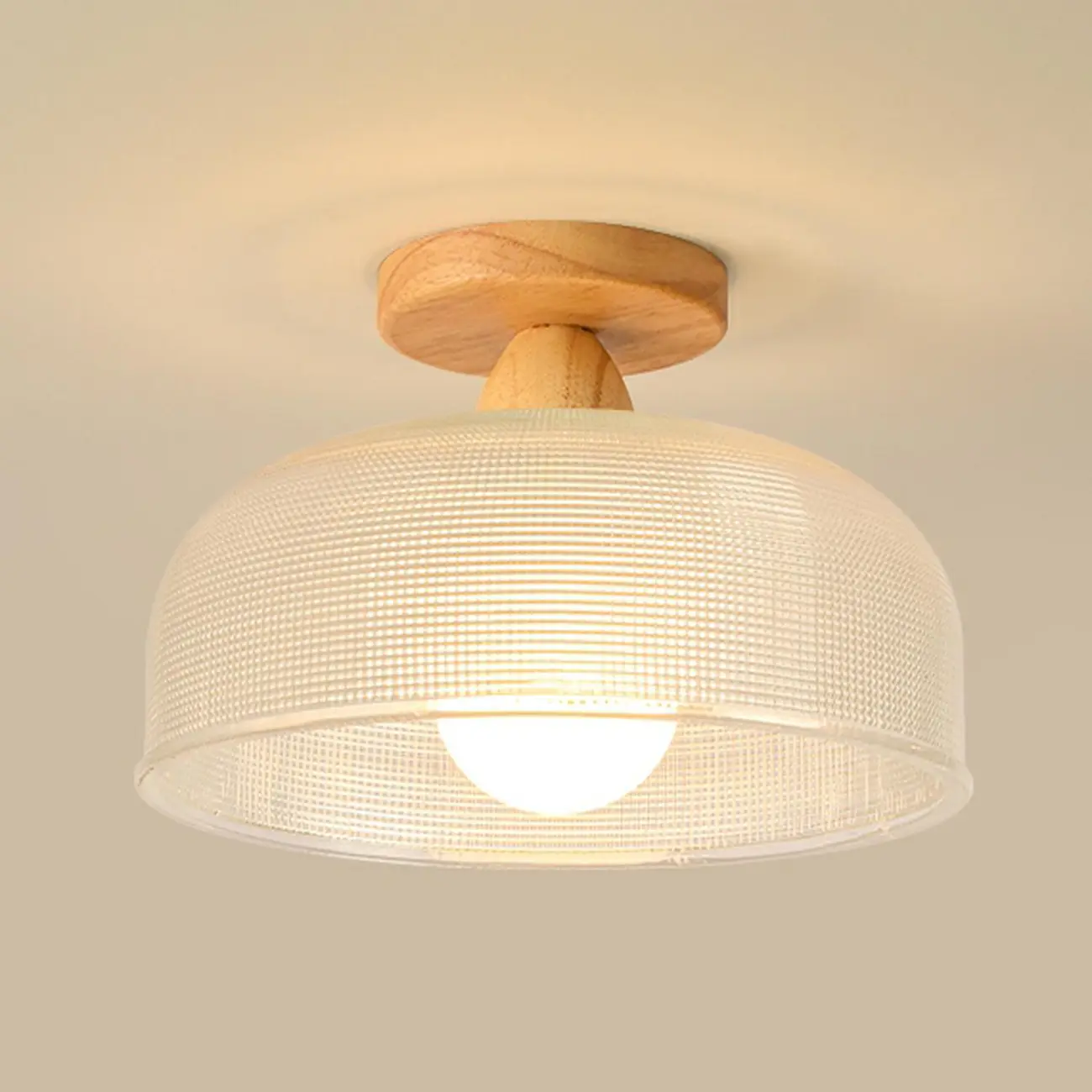 Modern LED Semi Flush Ceiling Light for Living Room Image - 7 | homeyfad