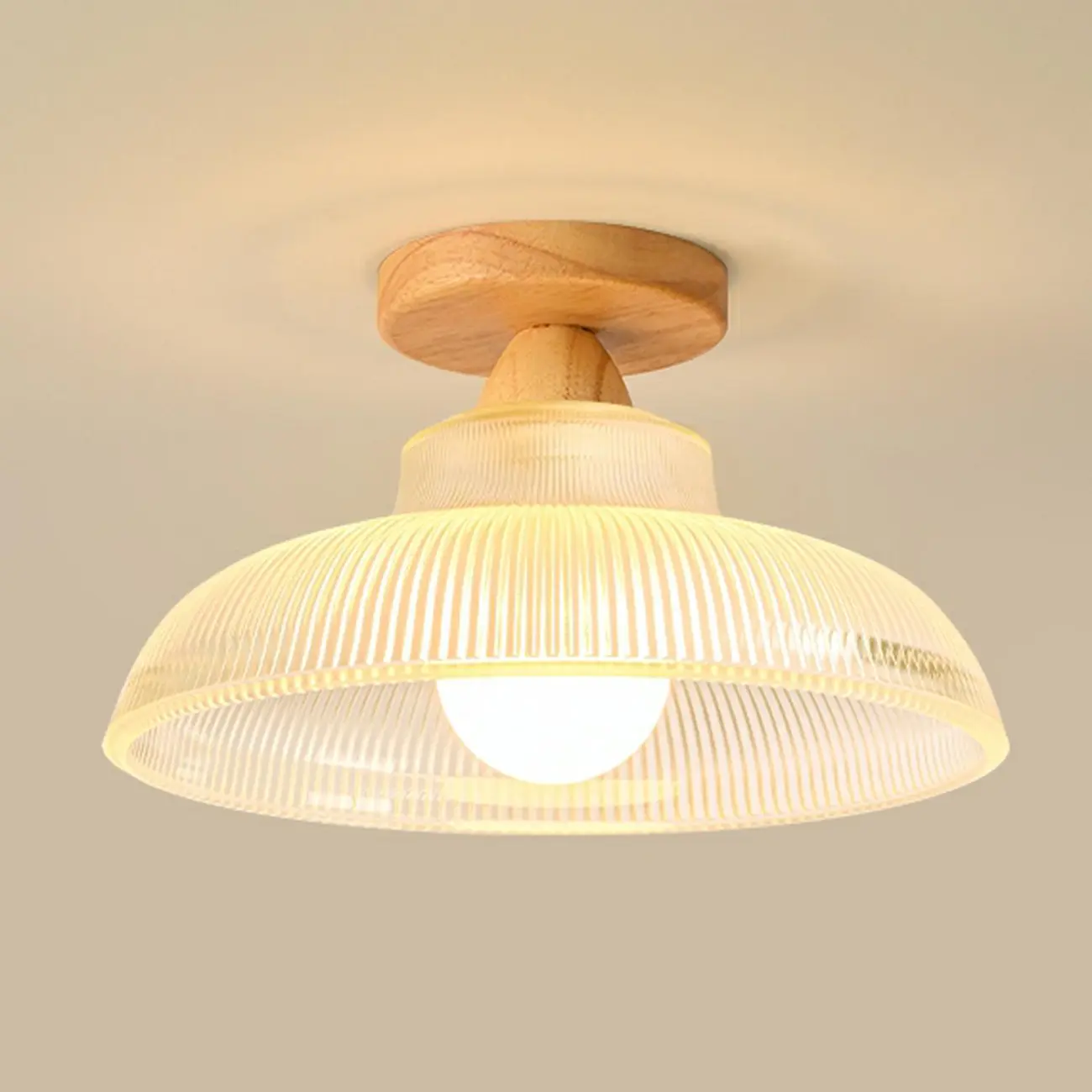 Modern LED Semi Flush Ceiling Light for Living Room Image - 11 | homeyfad
