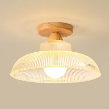 Modern LED Semi Flush Ceiling Light for Living Room Image - 11