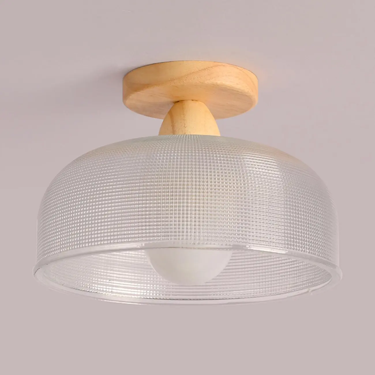 Modern LED Semi Flush Ceiling Light for Living Room Image - 12 | homeyfad