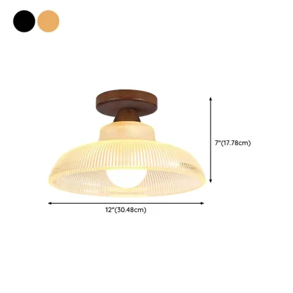 Modern LED Semi Flush Ceiling Light for Living Room Image - 19