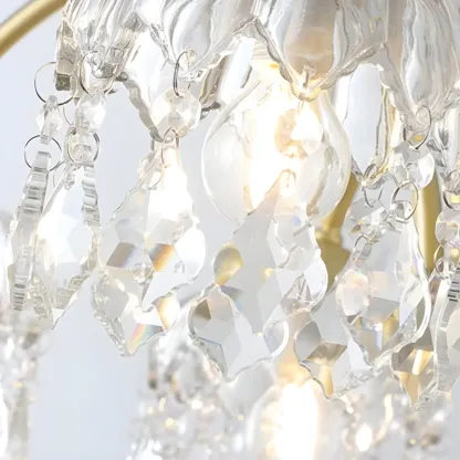 Modern Gold Glass Pendant for Kitchen Island Image - 7