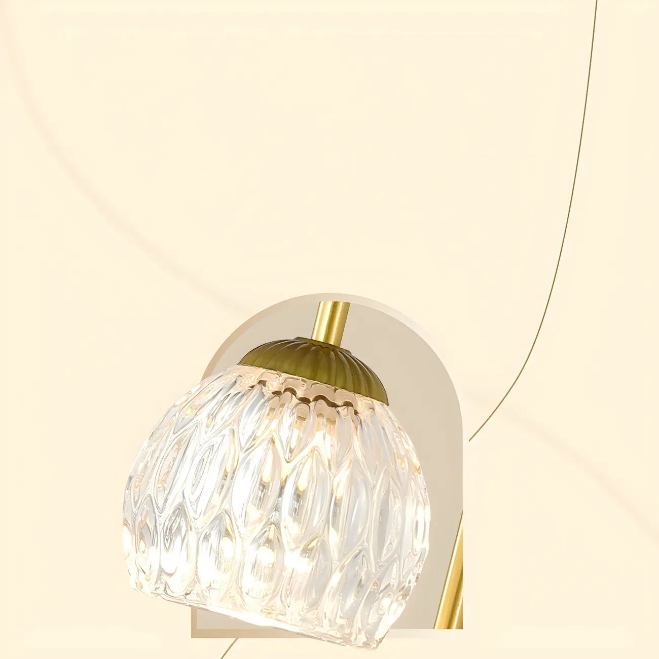 Modern Glass Wall Sconce with Wood Shelf for Bedroom Decor | homeyfad