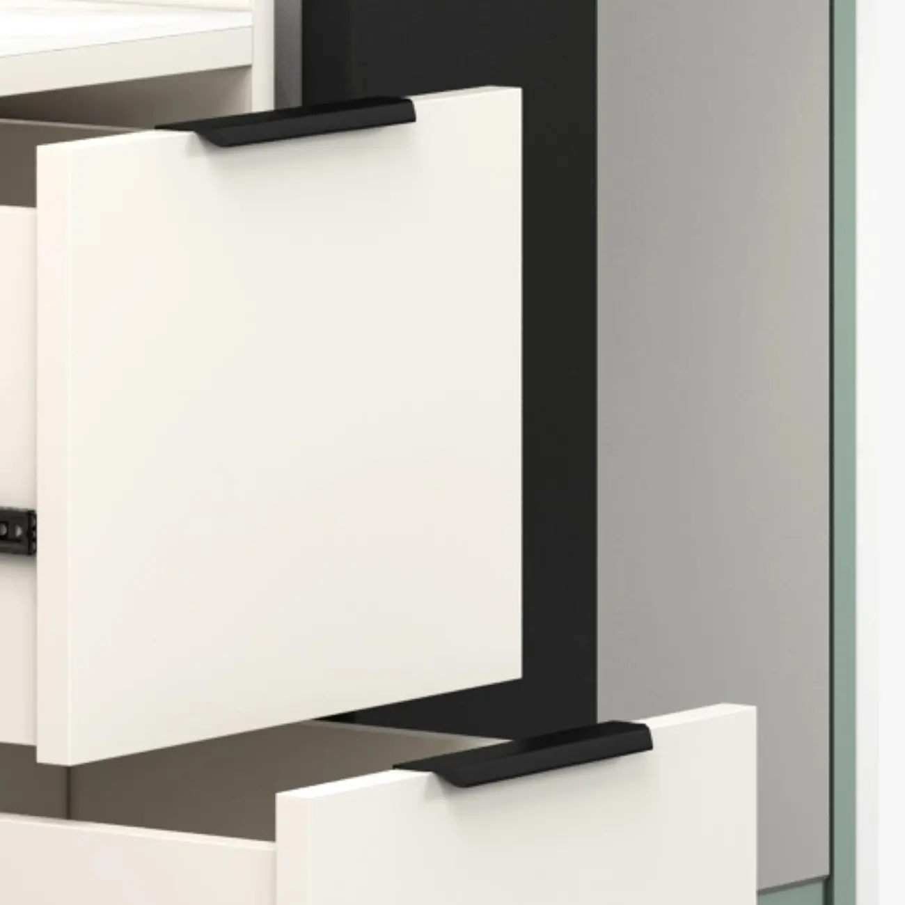 Modern Khaki Wooden Corner Lighting Storage Cabinet Image - 13 | homeyfad