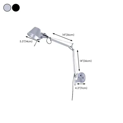 Plug-In Adjustable Swing Arm Wall Light for Interior Spaces Image - 21