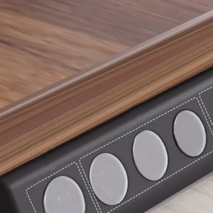 Modern Wood L-Shape Adjustable Standing Desk for Home Office Image - 6