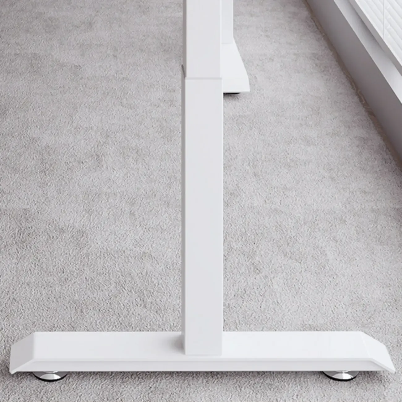 Modern Wood L-Shape Adjustable Standing Desk for Home Office Image - 7