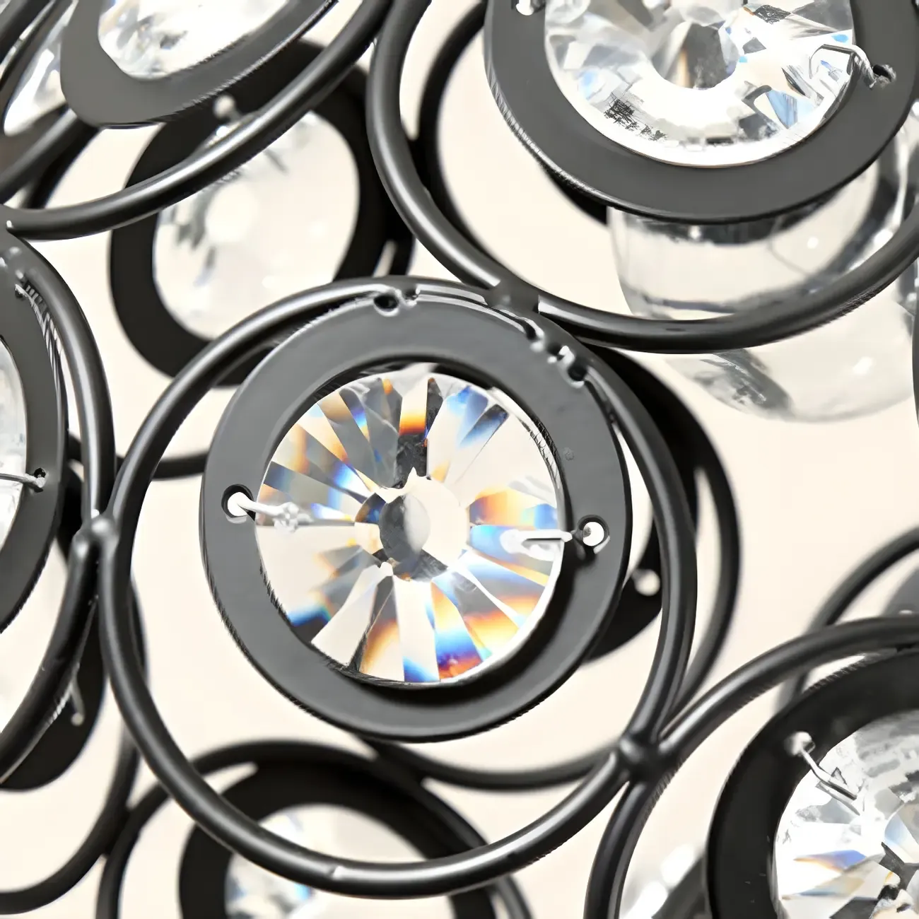 Elegant Sphere Hollowed Metal Semi Flush Ceiling Light