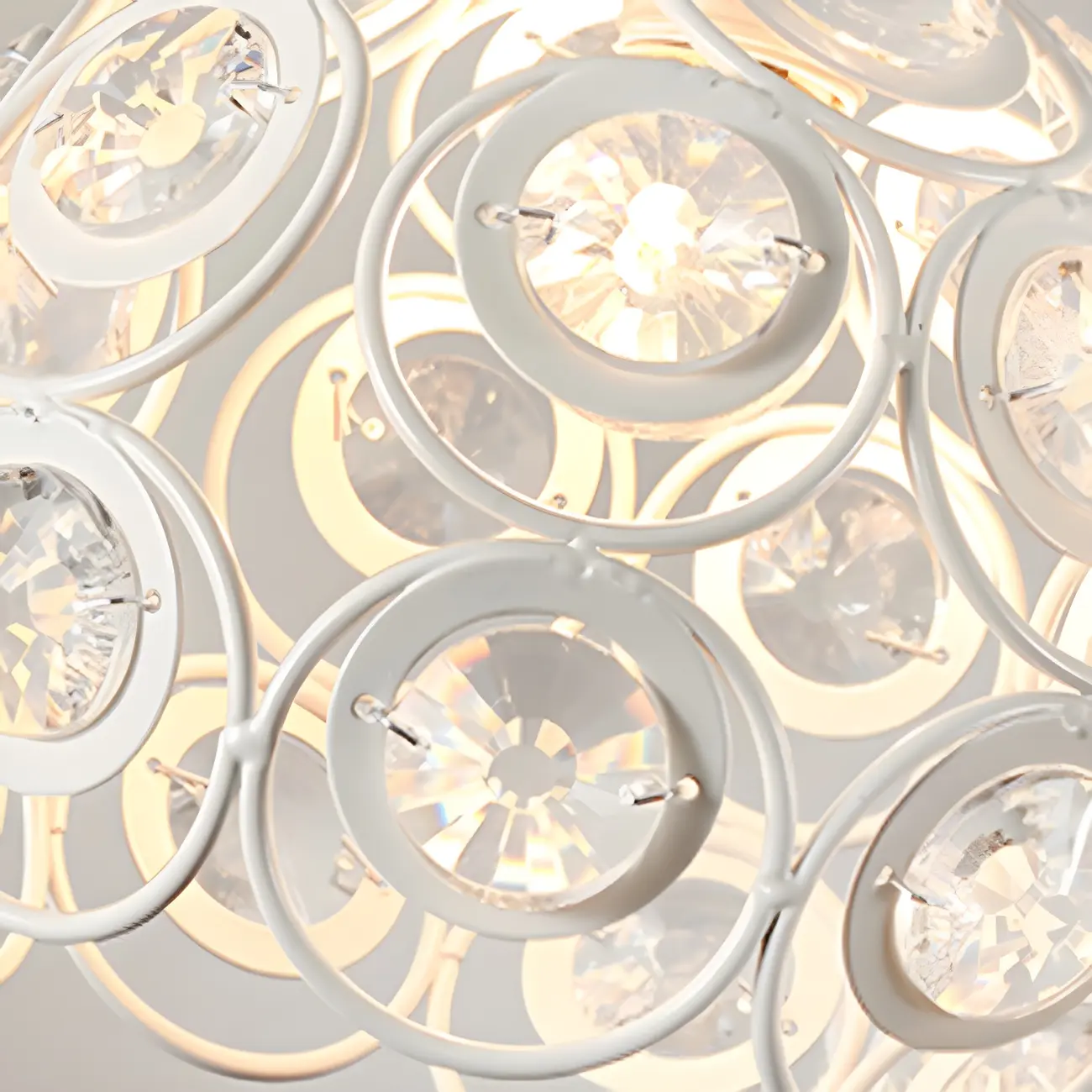 Elegant Sphere Hollowed Metal Semi Flush Ceiling Light | homeyfad