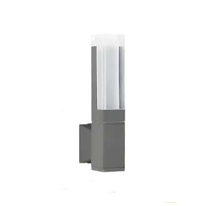 Modern Geometric Metal Acrylic Outdoor Wall Light Image - 4