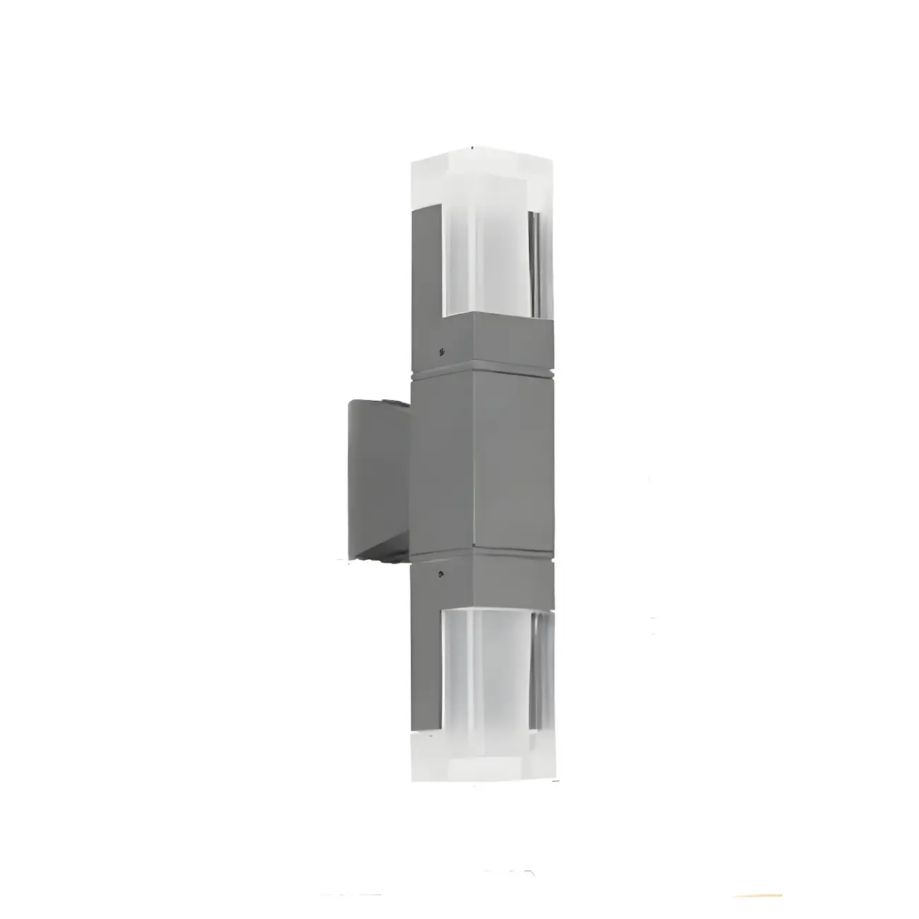 Modern Geometric Metal Acrylic Outdoor Wall Light Image - 6