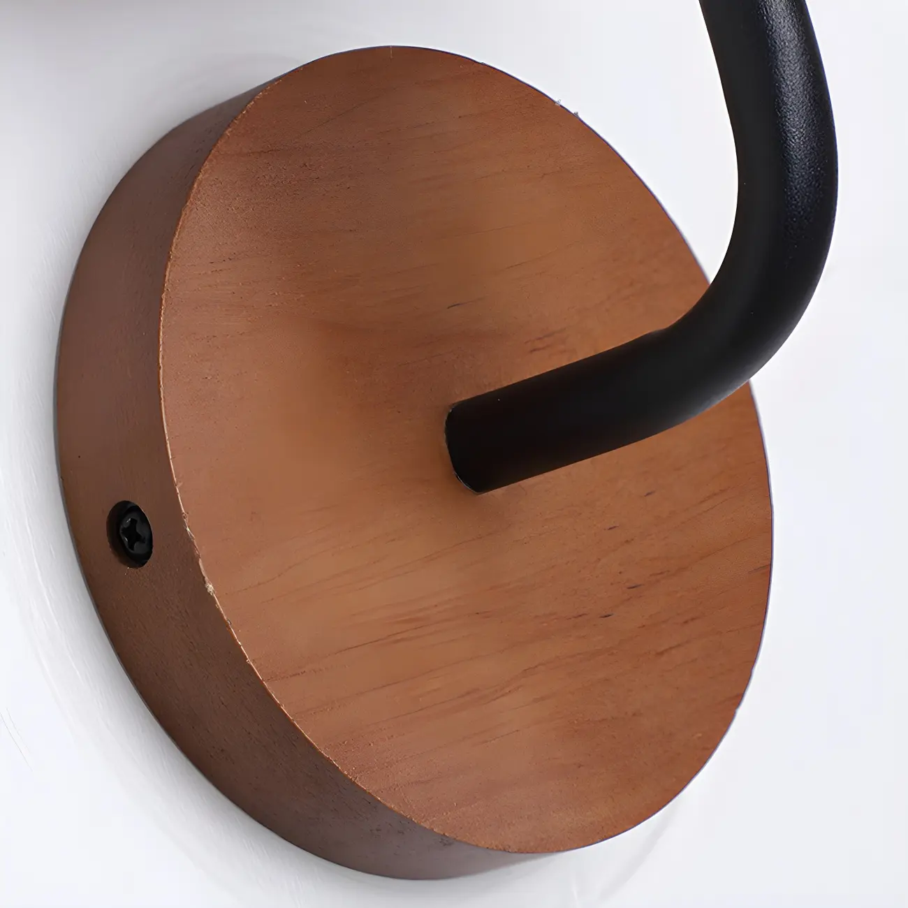 Modern Wood Dome Wall Light Sconce for Bedroom Image - 11 | homeyfad