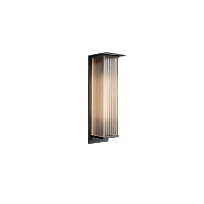 Modern Geometric Stainless Steel Outdoor Wall Light Image - 5