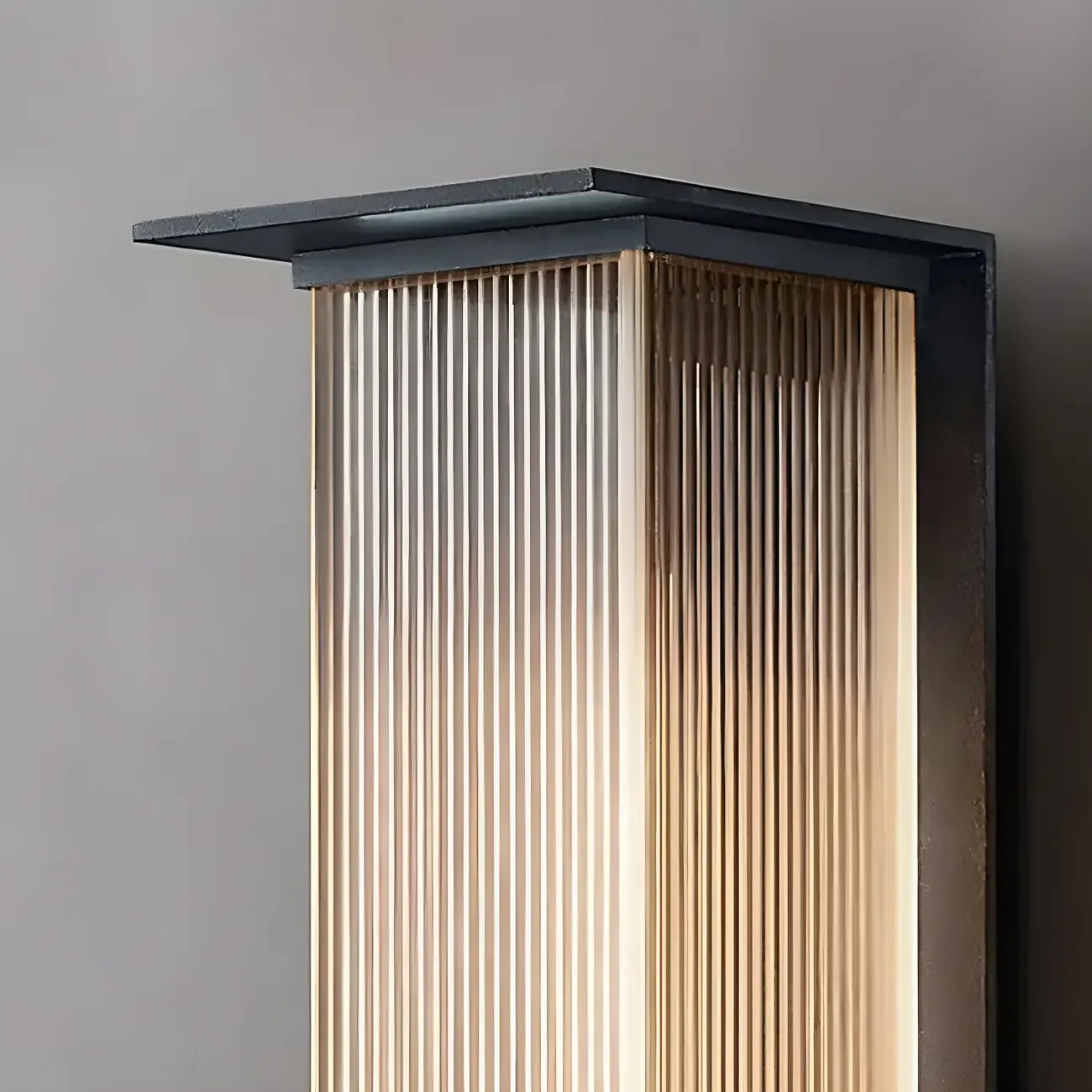 Modern Geometric Stainless Steel Outdoor Wall Light Image - 11