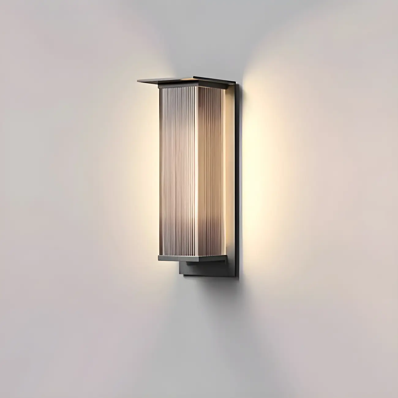 Modern Geometric Stainless Steel Outdoor Wall Light Image - 13 | homeyfad