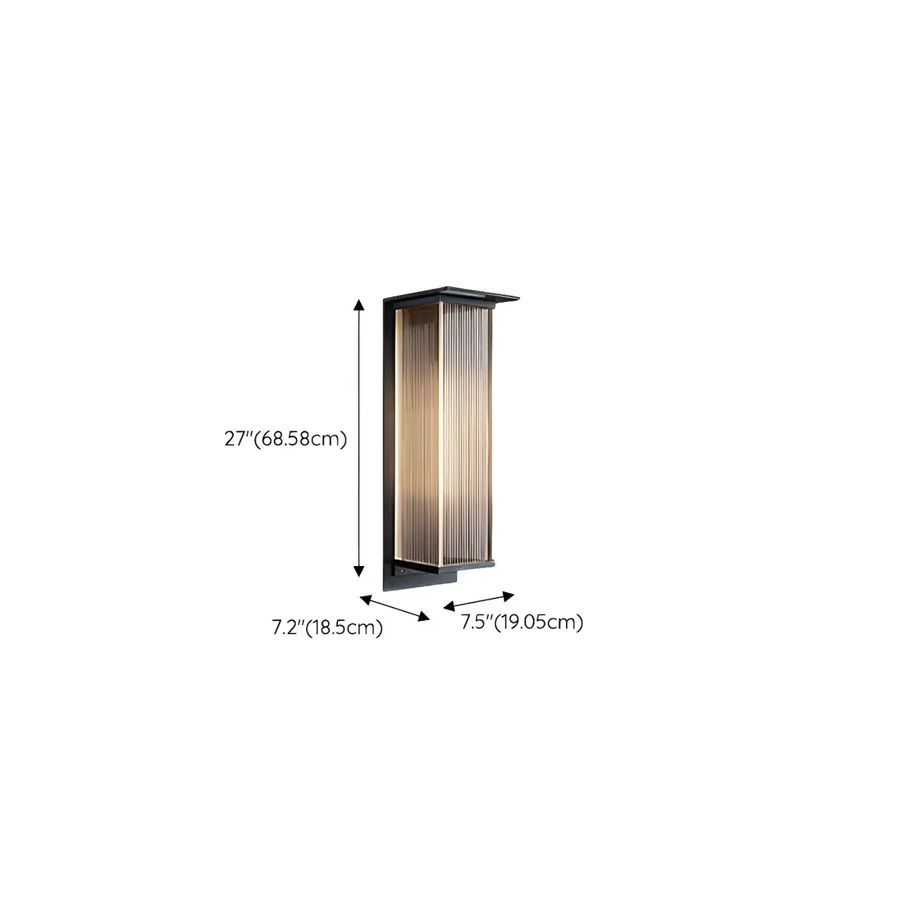 Modern Geometric Stainless Steel Outdoor Wall Light Image - 19