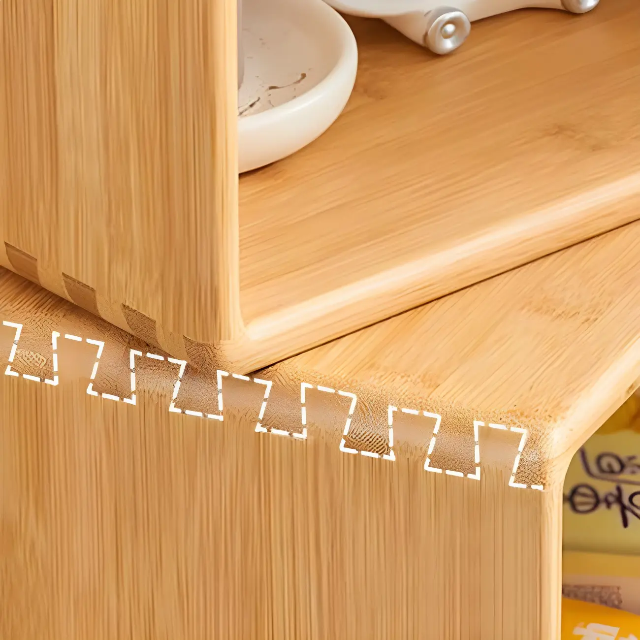 4-Tier Modern Wooden Open Cube Display Bookcase Image - 11 | homeyfad